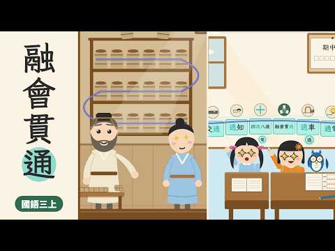 融會貫通｜孔子說「我不是全部背起來的」？一以貫之的故事 × 小晴準備期中考，4 分鐘學會國語三上延伸成語