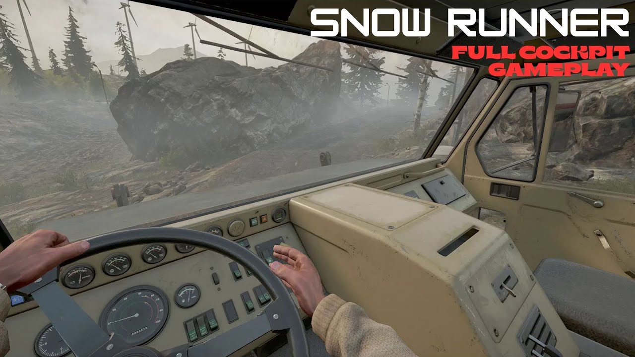 Snow Runner | Realistic Full Cockpit Gameplay