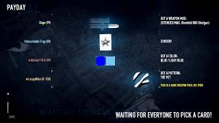 Payday 2 - Pick a Card - Got a Pattern: The Vet (Gage Weapon Pack #01 Item) (Lv II-100) (1080p)