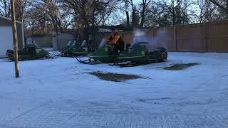 Putting all the John Deere vintage snowmobiles away by Roger Cormier 21 views 3 weeks ago 39 seconds