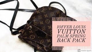 Bougie on a Budget : $30 Louis Vuitton Palm Springs Mini Backpack : IOFFER  DUPE ? Is it WORTH it ? 