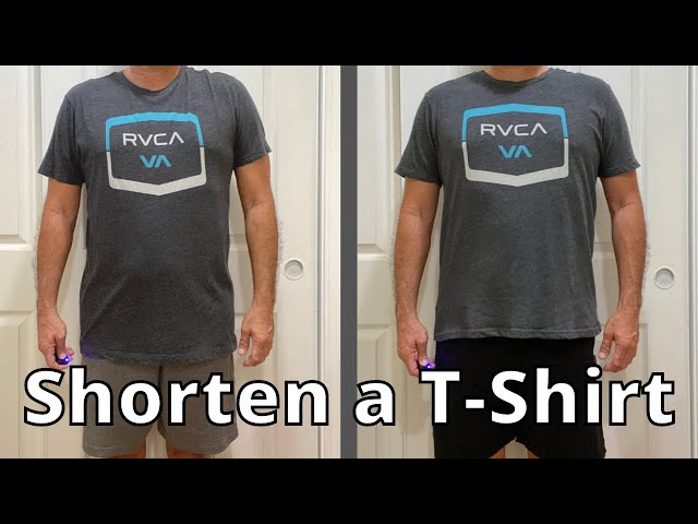 How to Shorten a T-Shirt 