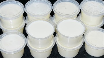 Cách làm sữa chua mềm mịn dẻo ngon không bị tách nước/ Công thức kinh doanh