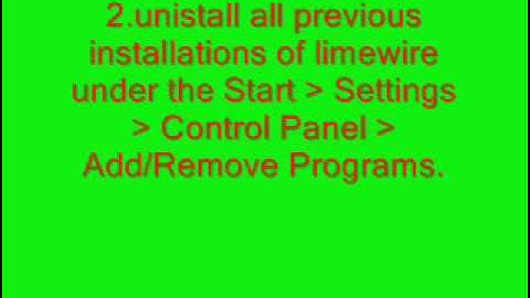 QUICK LIMEWIRE FIX !