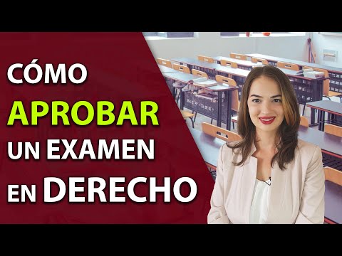 Video: Que Exámenes Realizar En La Facultad De Derecho