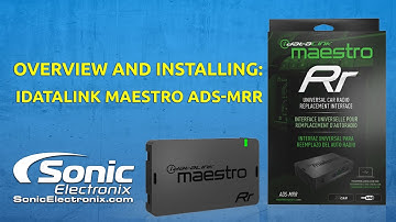 Overview of the iDataLink Maestro ADS-MRR