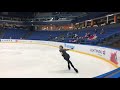 Alena Kostornaia FS runthrough Finlandia Trophy 2019 (Practise) TWO TRIPLE AXEL!