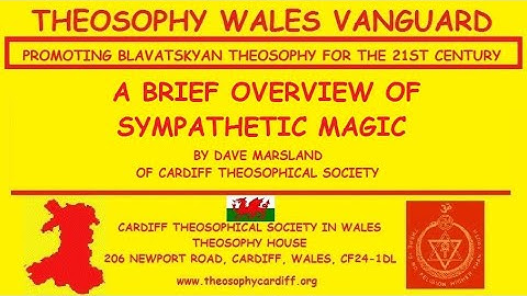 A Brief Overview of Sympathetic Magic by Dave Marsland