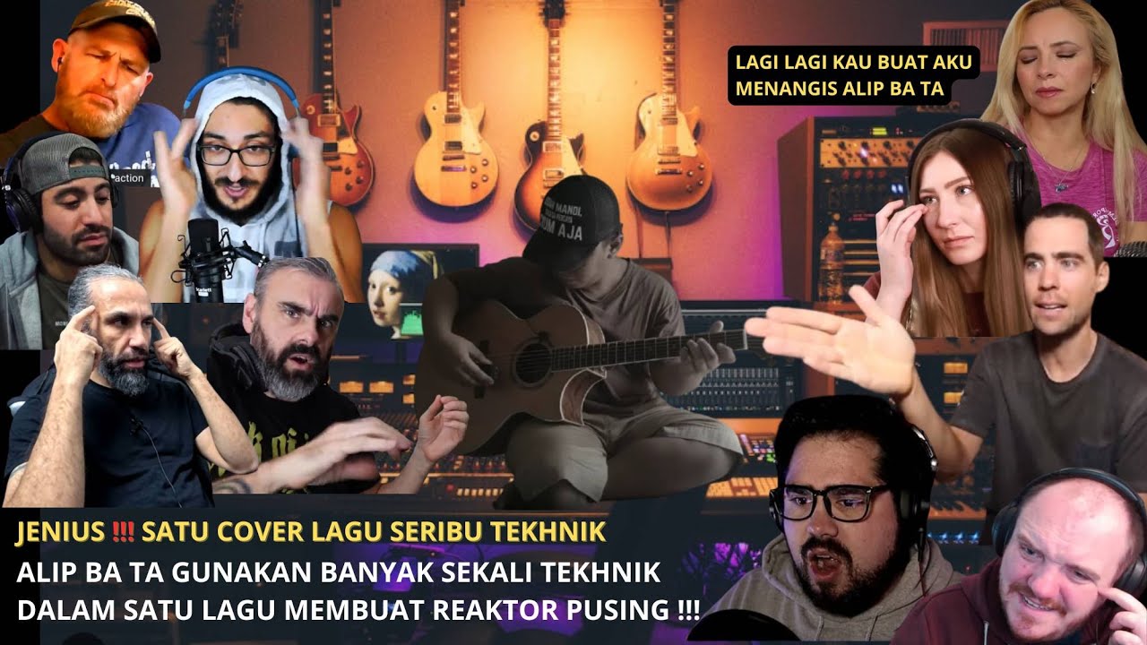 MASTER HARMONIC‼️BANYAK TEKHNIK ALIP BA TA JENIUS. The Last of The Mohicans ( fingerstyle guitar) 💥