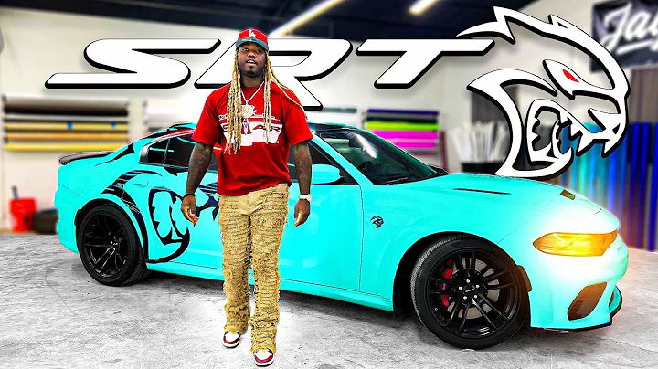 MY HELLCAT NEW CUSTOM WRAP REVEAL.. PART 1