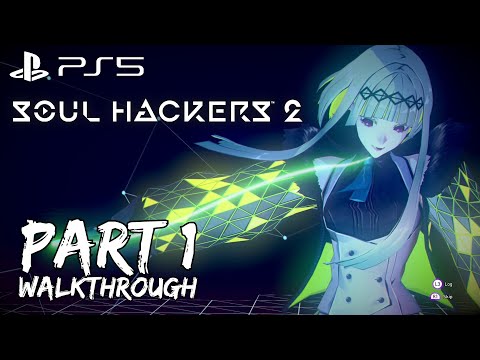Walkthrough Part 1] Soul Hackers 2 (Japanese Voice) PS5 No Commentary 