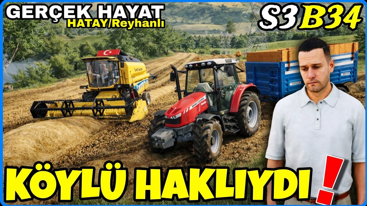 KÖY HAZİNESİNDEN KİRALADIĞIM TARLADAN HİÇ MAHSUL ÇIKMADI🔸️TAPU BAŞVURUSU YAPTIM🔸️FS25 GERÇEK HAYAT