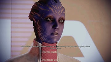 Mass Effect 2 Legendary Edition - Illium: Asari Gives Rachni Queen Message to Shepard Gameplay PS5