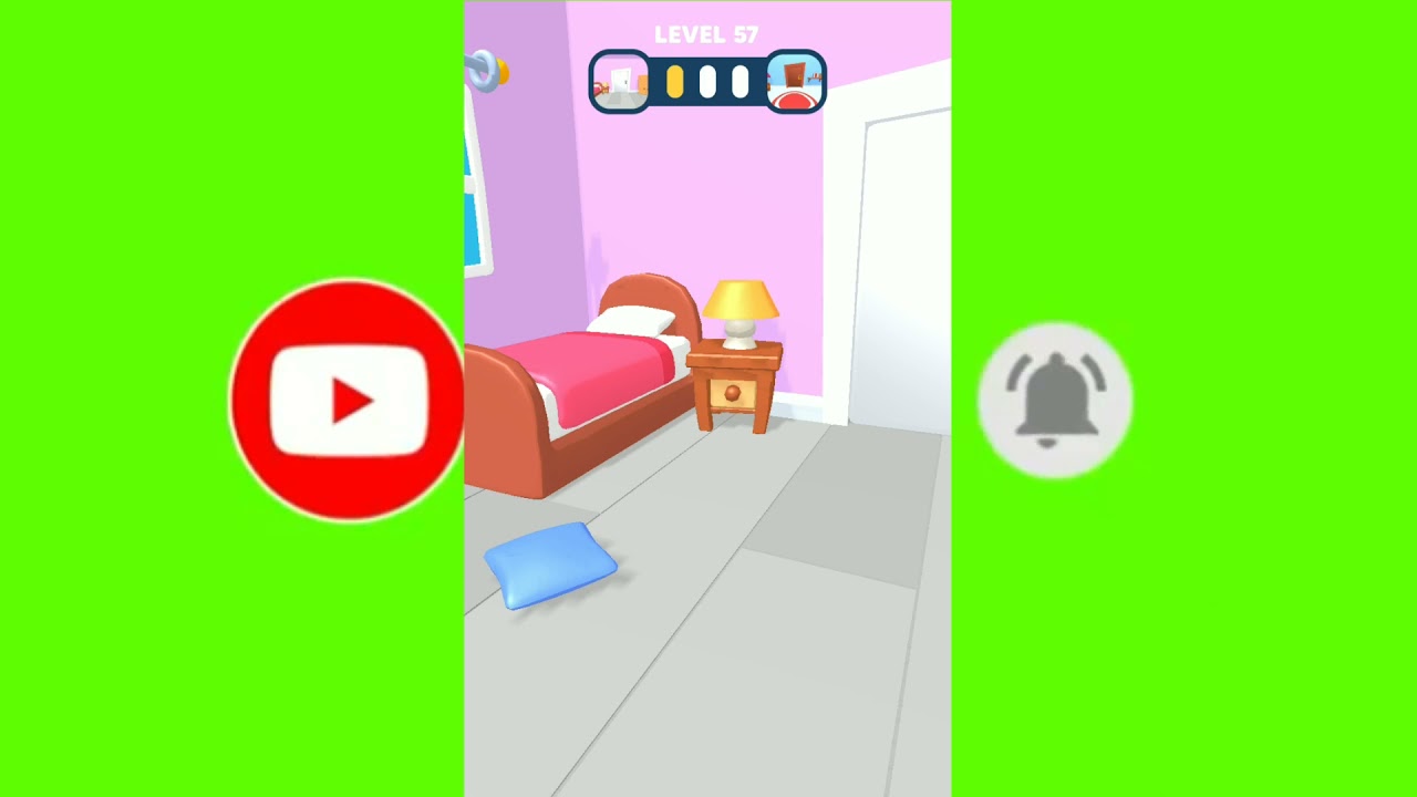 Open door with logical keys find under the bed Gameplay 3d