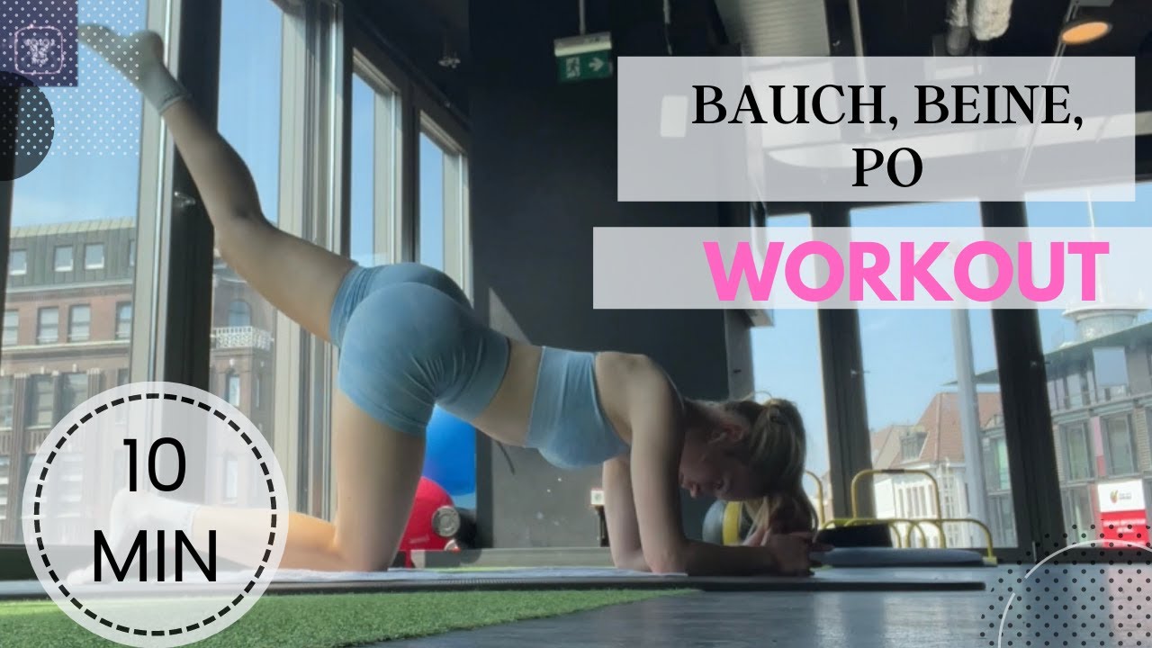 10 Minuten Bauch, Beine, Po WORKOUT , summerbody, bootyworkout YouTube