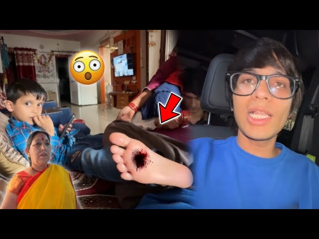 Kunali Ke Pair Mein Yeh Kya Ho Gya 😱 || Sourav Joshi vlogs class=