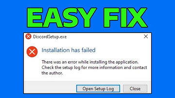How To Fix DiscordSetup.exe Installation Has Failed There Was an Error While Installing the App