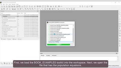 Modelling a population dynamics in EcosimPro/PROOSIS