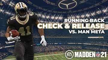 The Check & Release is GOOD vs. Man Coverage. | Madden 21