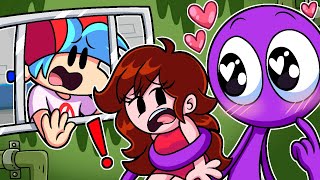 PURPLE LOVE GIRLFRIEND!? 🎶 FNF Rainbow Friends Animation