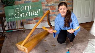 New harp unboxing! (Ballad harp from Musicmakers)