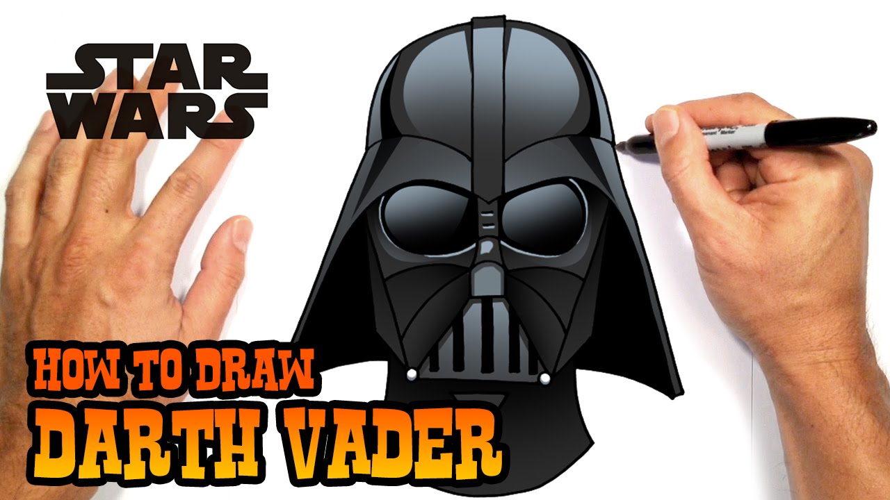 How to Draw Star Wars | Darth Vader - YouTube