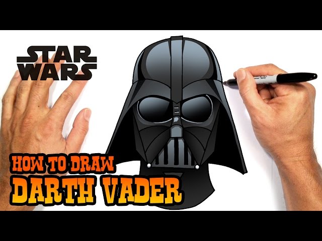 How To Draw Darth Vader Simple