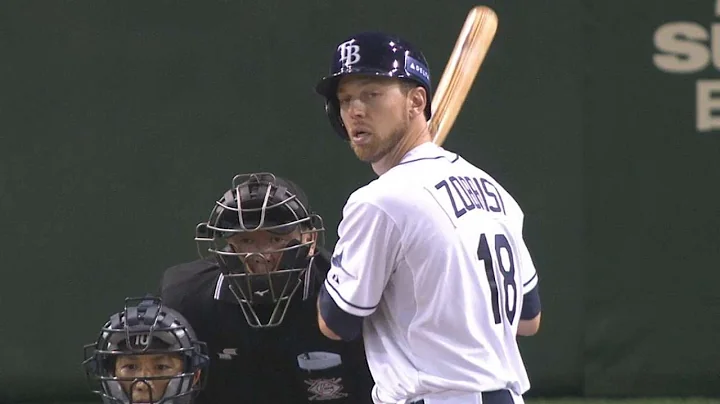JPN@MLB: Zobrist uses wrong helmet in Japan Series