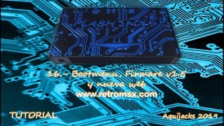 16 Bootmenu versión 1.5 del Firmware y retromsx.com