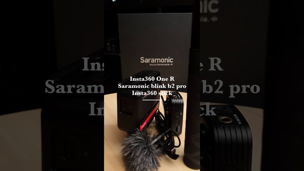 Insta360 One R vlogging setup 