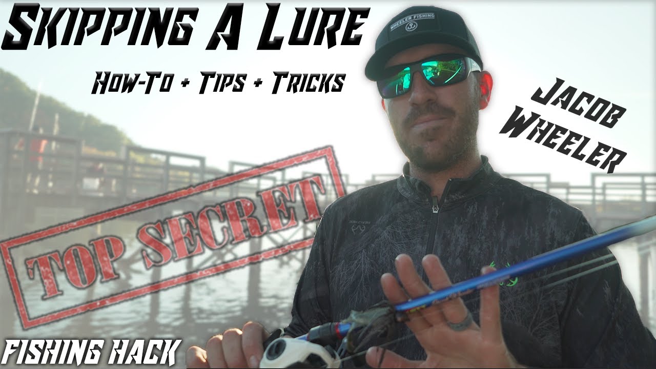 Catch more fish with this FISHING HACK - Skipping Lures UNDER