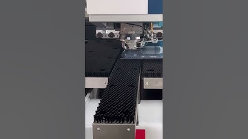 CNC punching video, incredible speed!