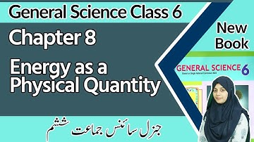 Class 6 Science Chapter 8 - Energy as a Physical Quantity-6 Class General Science Chapter 8 Exercise