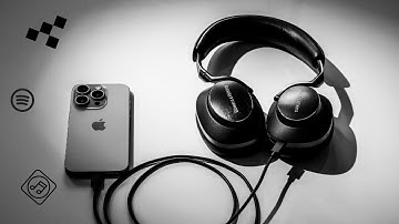 High Res Audio with iPhone 15 Pro and Bowers & Wilkins PX8 (USB-C wired mode).