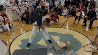 Sensei M-J White - Cuong Nhu - Yondan Test Dynamic Board Breaking - IATC 2026