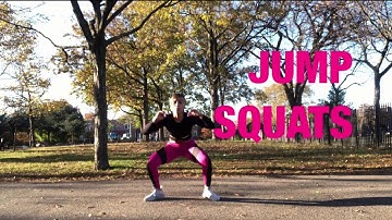 JUMP SQUATS- BURN CALORIES BY CHOICE