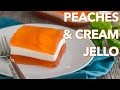 Peaches and Cream Layered Jello Recipe  - Natasha's Kitchen