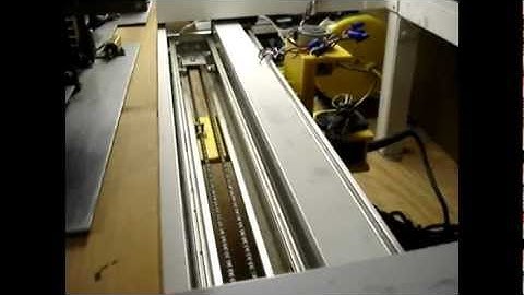 Y and Z axes CNC router motion test.avi