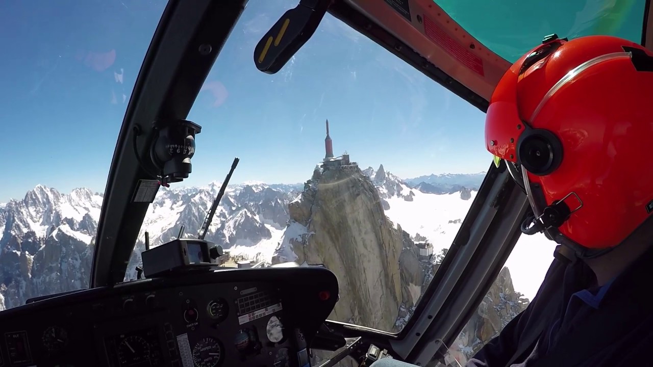 helicopter tour mont blanc