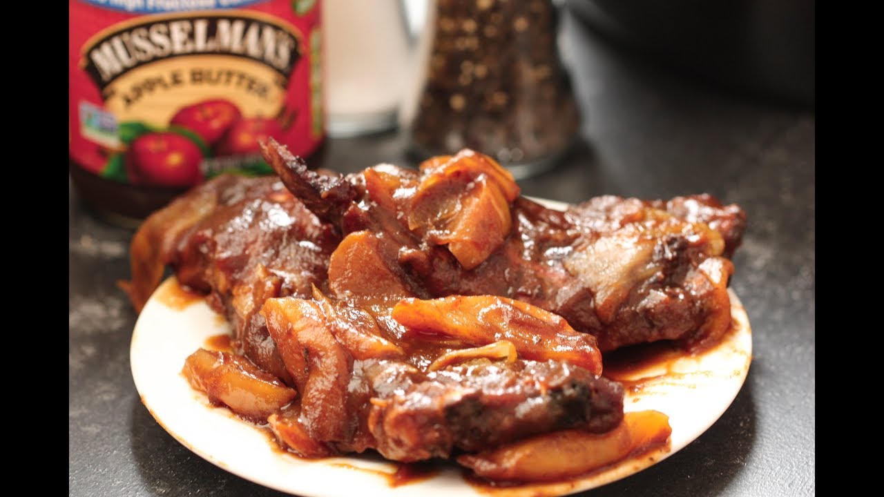 Apple Butter BBQ Spare Ribs from Six Sisters' Stuff