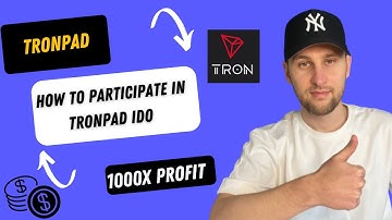 TRONPAD TUTORIAL. STAKE TOKENS FOR 1000x GAINS