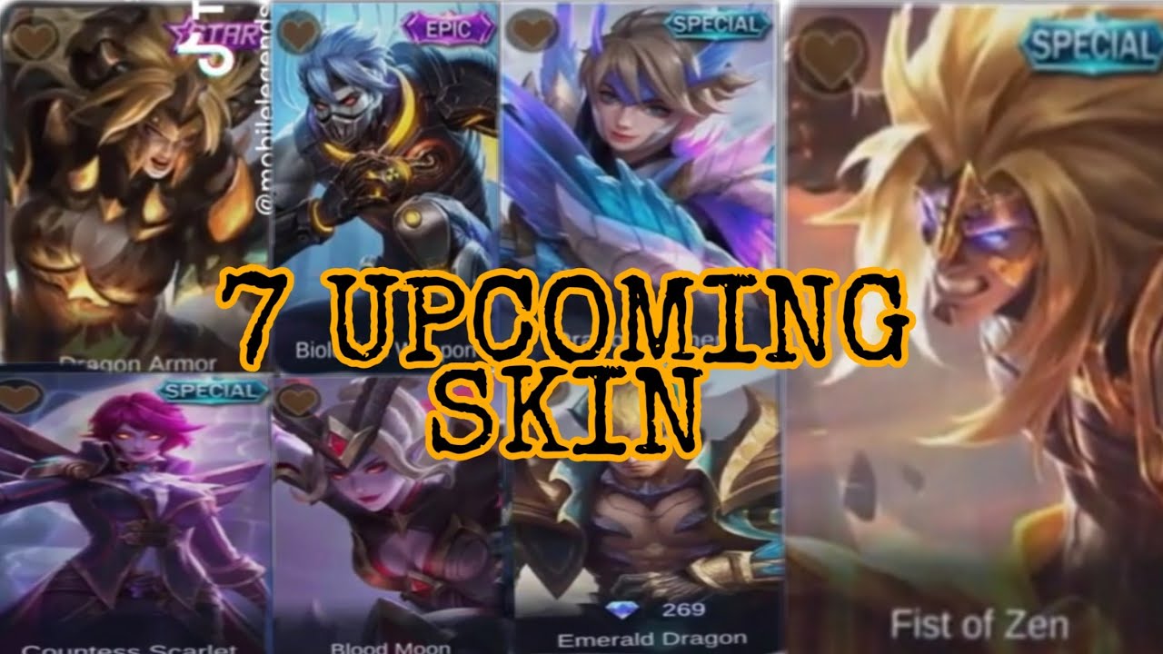 7 UPCOMING SKIN 2020 | MOBILE LEGENDS - YouTube