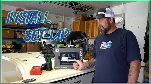 GARMIN FISH FINDER INSTALLATION AND SETUP | HOW TO