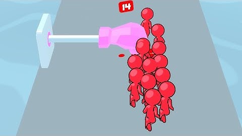 Runner Pusher - All Levels Gameplay Android, iOS