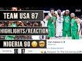 Nigeria SHOCKED TEAM USA! Full Game Highlights and Reaction! 🤯🏀