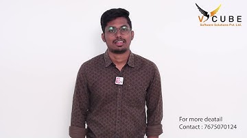 Java Full Stack student review | V CUBE Software Solutions Pvt. Ltd. Kphb
