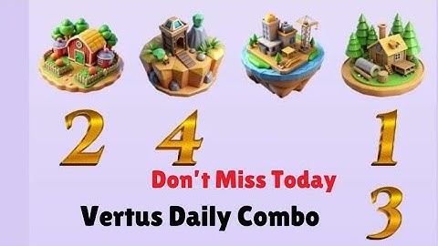 VERTUS Combo October 23 - VERTUS code ❗❗