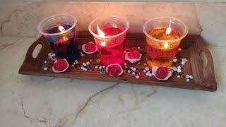 Water candals | Dewali Decoration I Floating Candels | Diy Home decor Ideas | DIY Candal