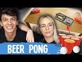 BEER PONG DOS DESAFIOS! (Cocielo & Tata)