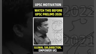 Must watch before UPSC Prelims 2026 #upscpreparation #upsc2026 #upsc #ias #ias_officer #motivation